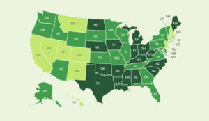 Adult Obesity Rate, by State, 2015